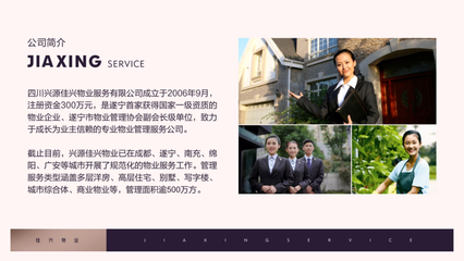 物業(yè)公司簡介品牌宣傳推廣實(shí)用PPT授課課件